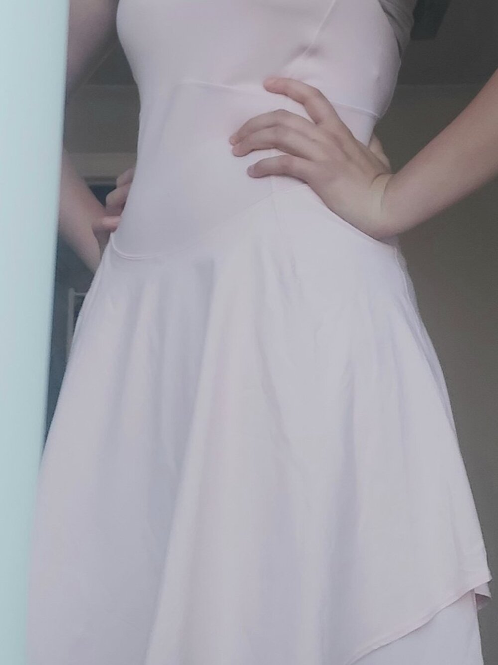 Pastel Pink Pleated Tennis Dress